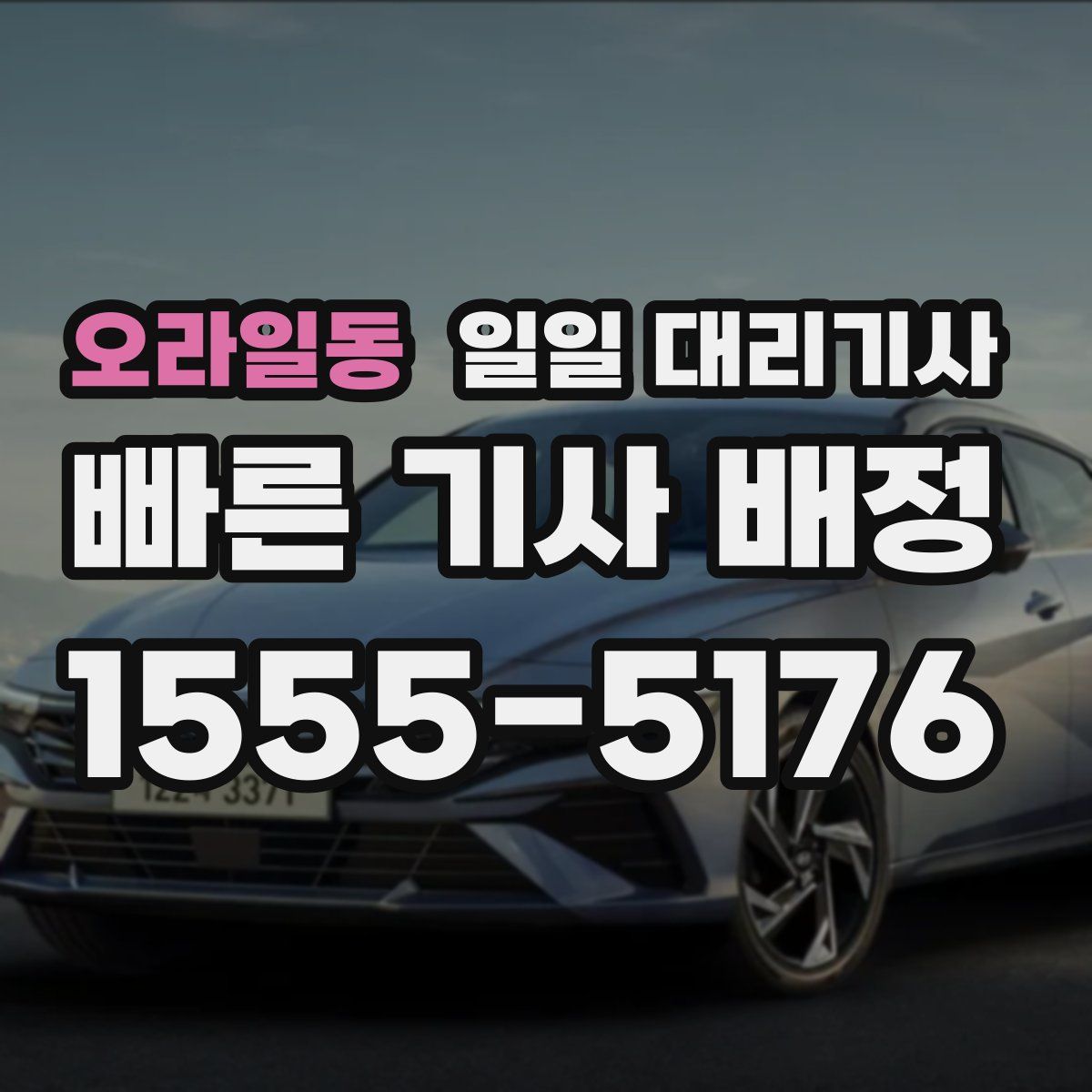 오라일동 일일 대리기사