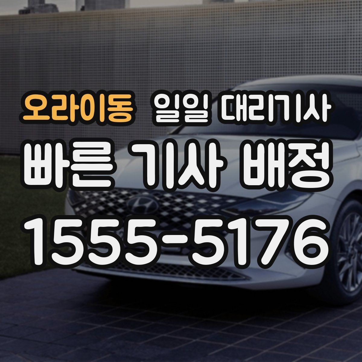 오라이동 일일 대리기사 부를 때 빠르게 확인할 항목