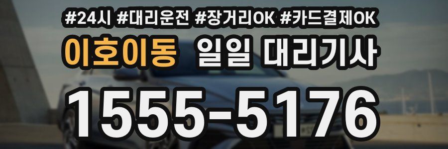 이호이동 일일 대리기사