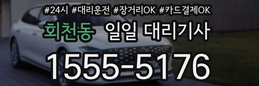회천동 일일 대리기사