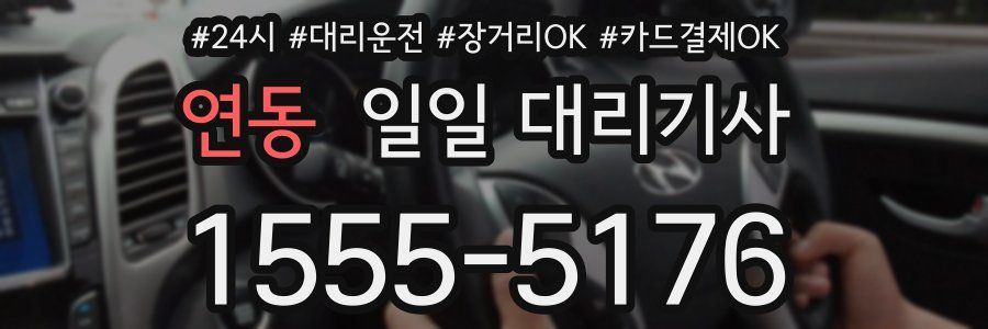 연동 일일 대리기사