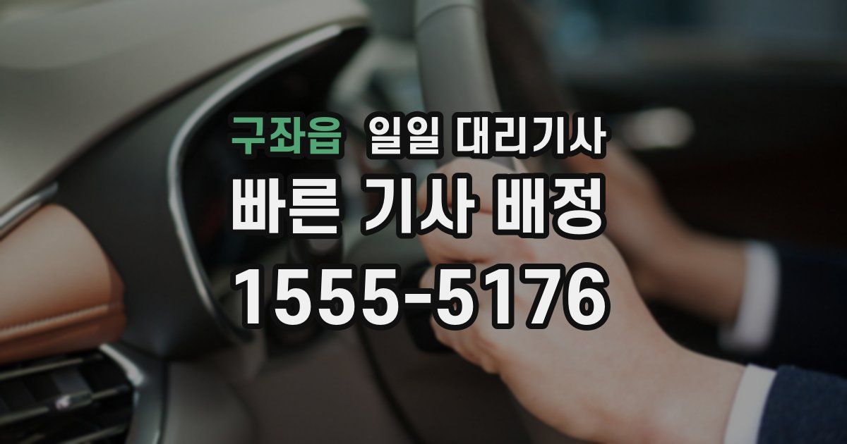 구좌읍 일일 대리기사