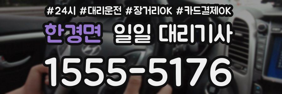 한경면 일일 대리기사