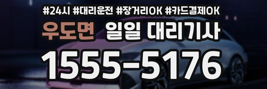 우도면 일일 대리기사