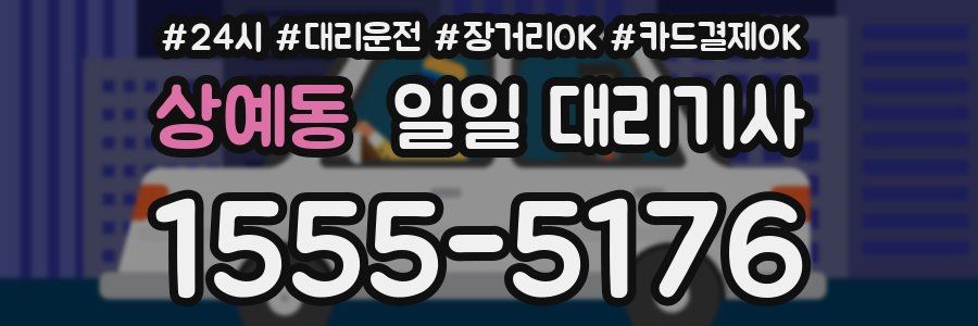 상예동 일일 대리기사