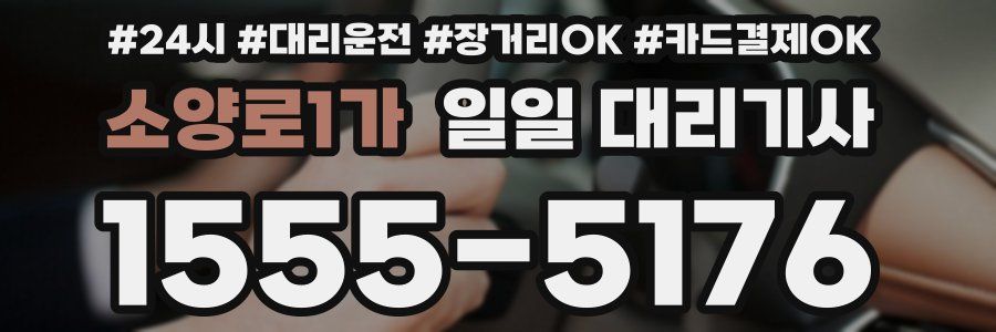 소양로1가 일일 대리기사