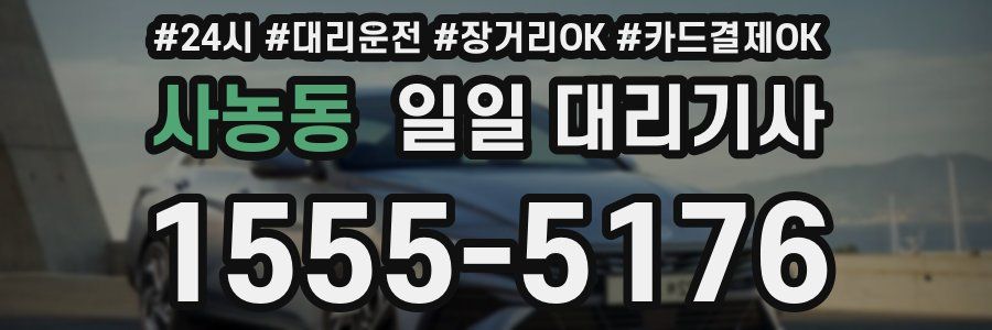 사농동 일일 대리기사