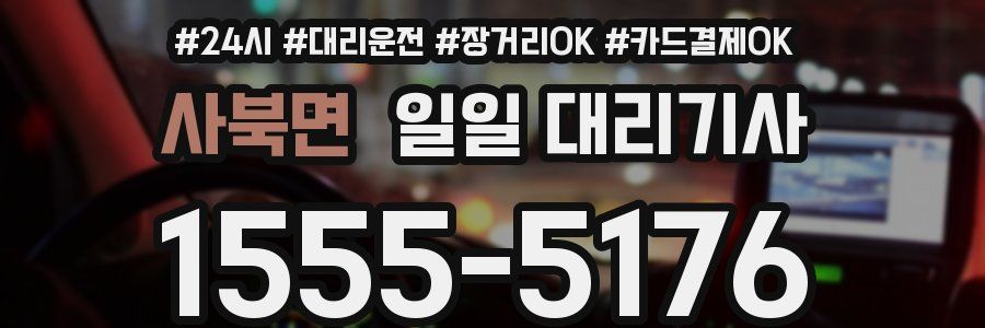 사북면 일일 대리기사