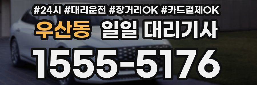 우산동 일일 대리기사