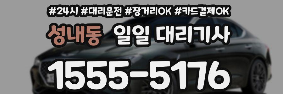성내동 일일 대리기사