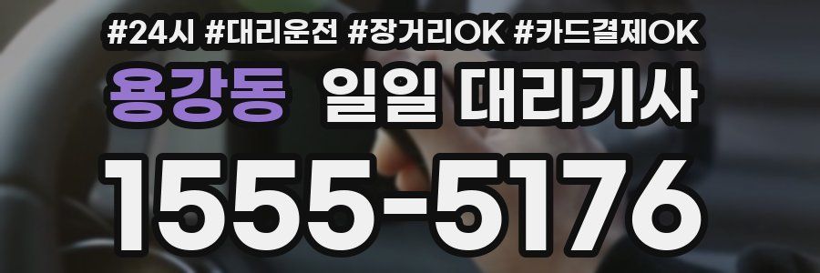 용강동 일일 대리기사