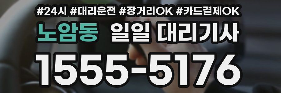 노암동 일일 대리기사