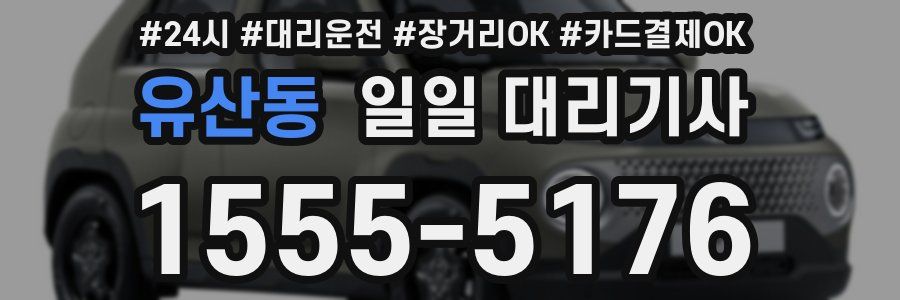 유산동 일일 대리기사
