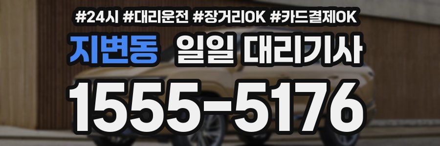 지변동 일일 대리기사