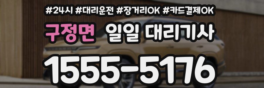 구정면 일일 대리기사