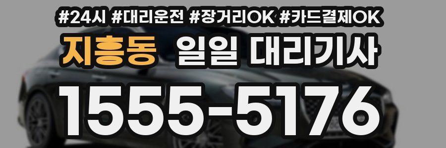 지흥동 일일 대리기사