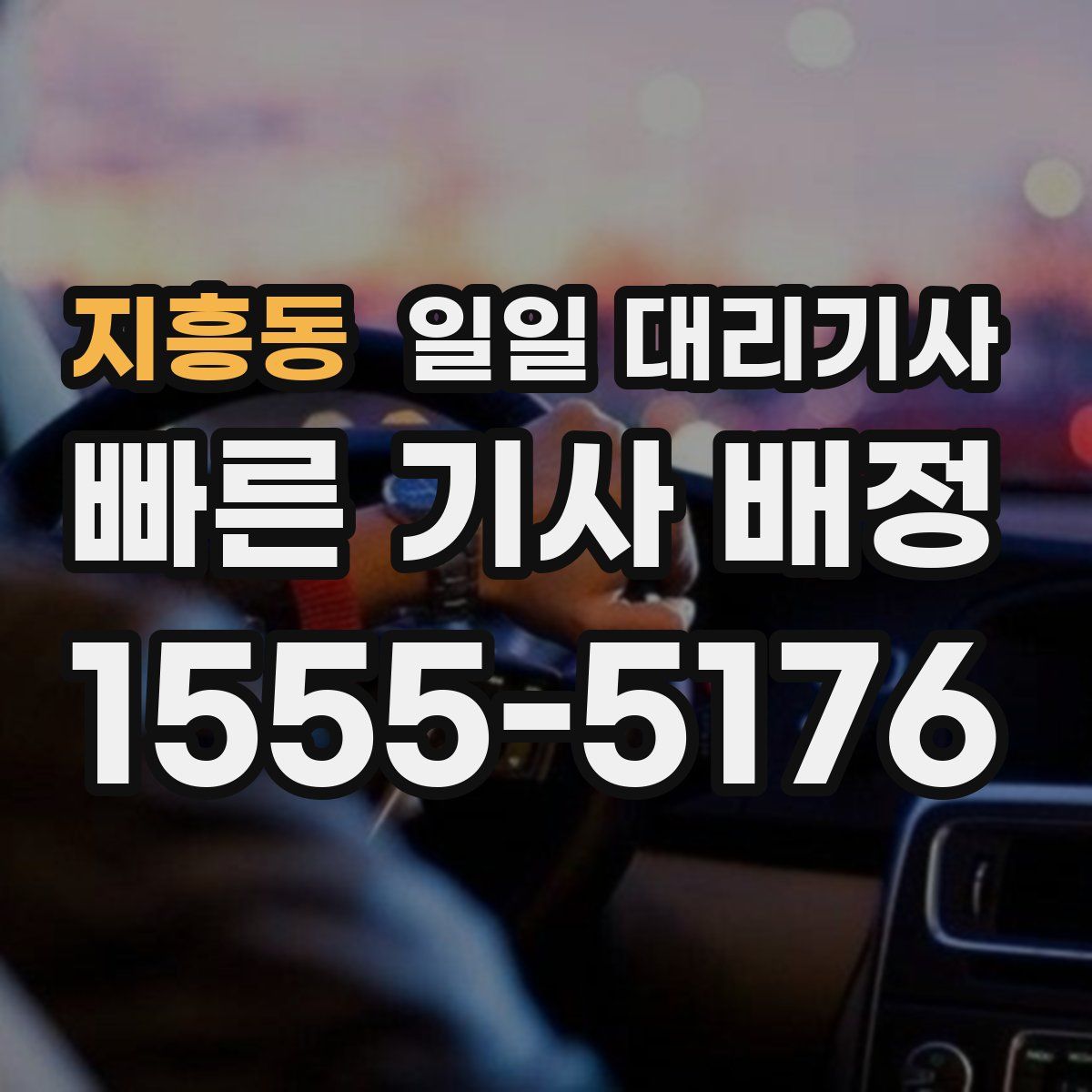 지흥동 일일 대리기사