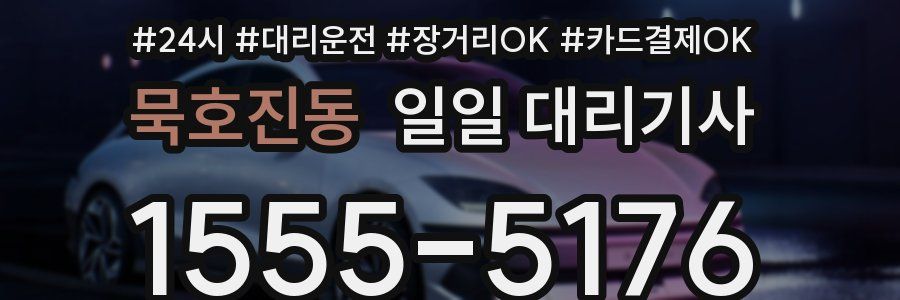 묵호진동 일일 대리기사
