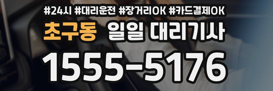 초구동 일일 대리기사