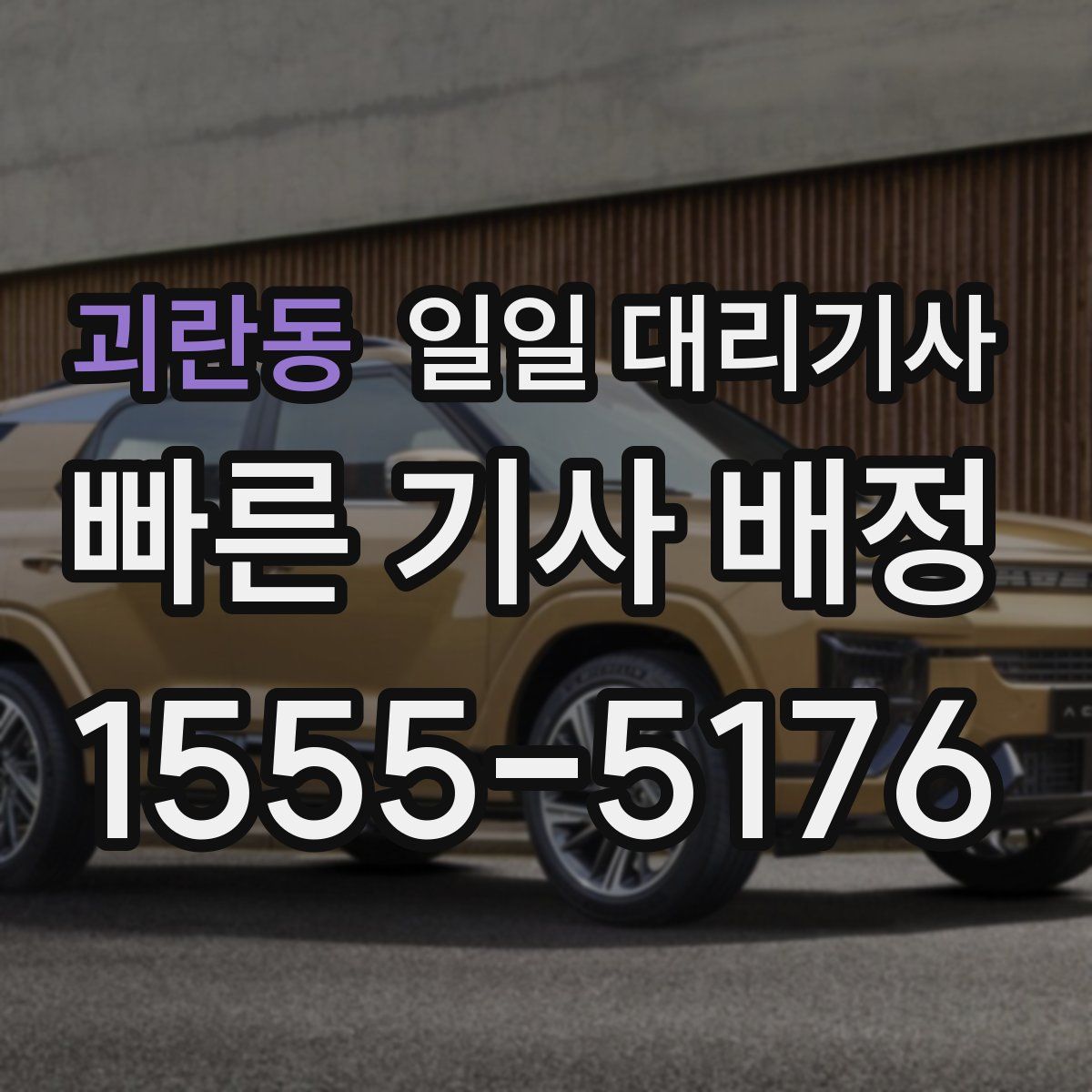 괴란동 일일 대리기사