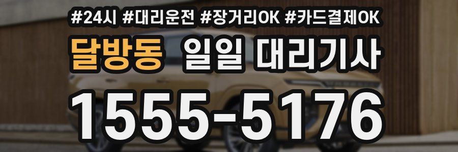 달방동 일일 대리기사