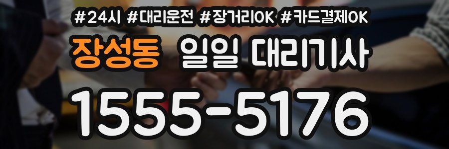 장성동 일일 대리기사