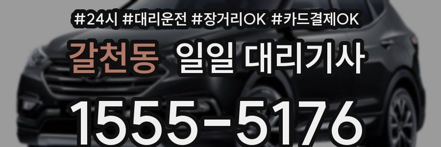 갈천동 일일 대리기사