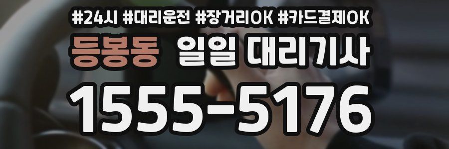 등봉동 일일 대리기사