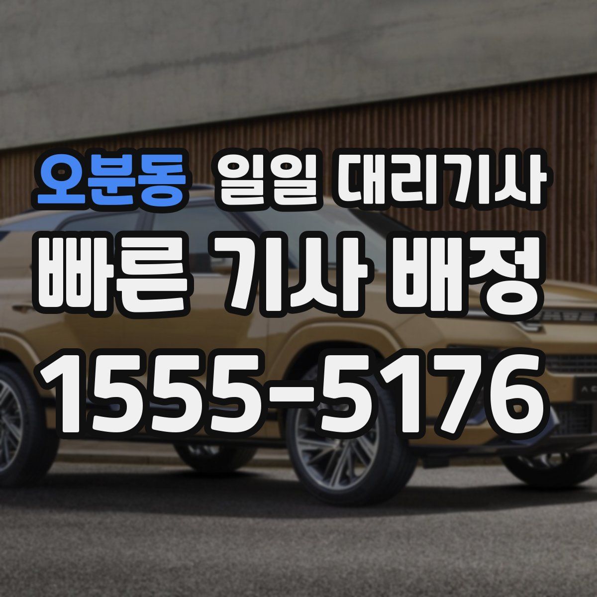 오분동 일일 대리기사