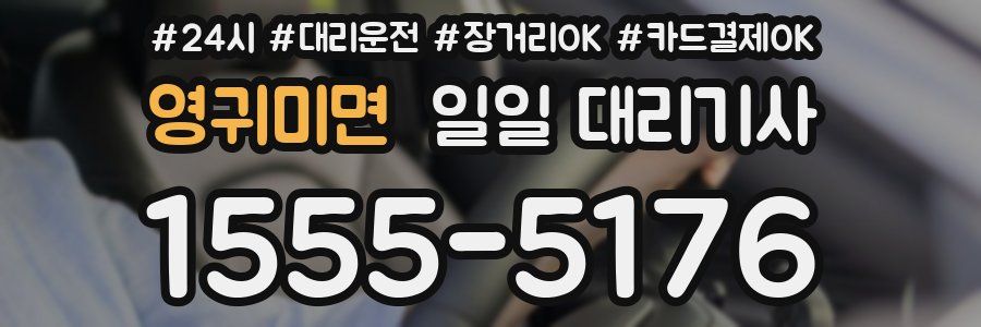 영귀미면 일일 대리기사