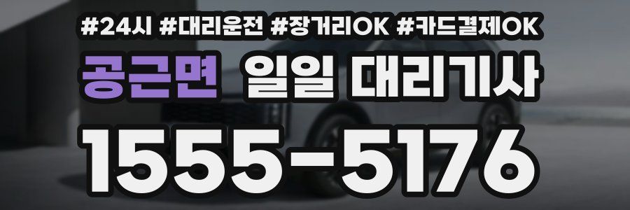 공근면 일일 대리기사