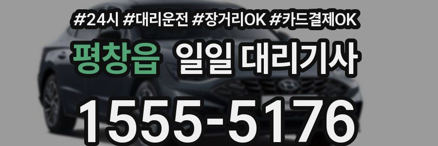 평창읍 일일 대리기사