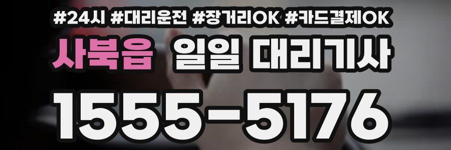사북읍 일일 대리기사