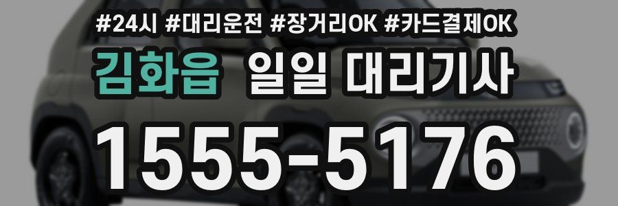 김화읍 일일 대리기사