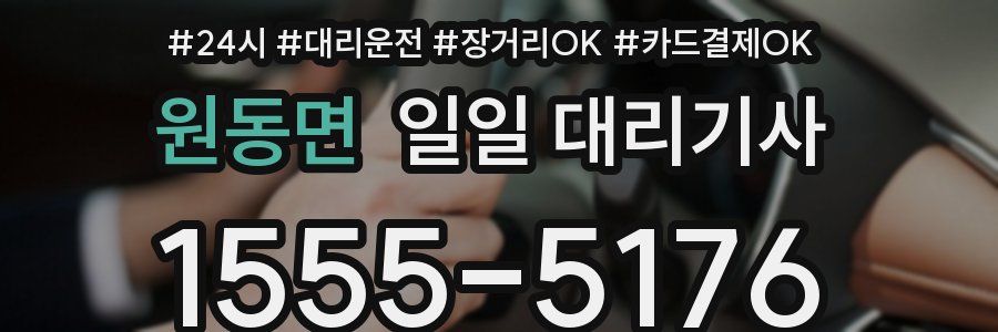 원동면 일일 대리기사