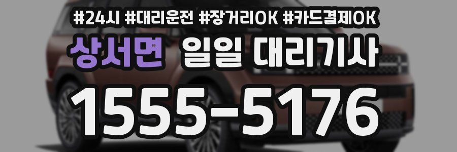 상서면 일일 대리기사