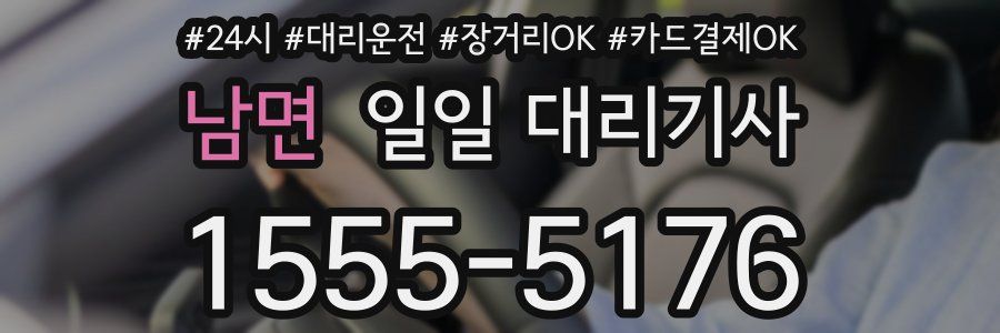 남면 일일 대리기사