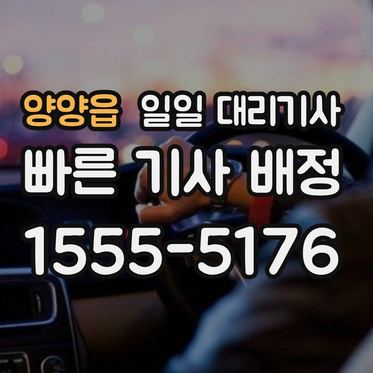 양양읍 일일 대리기사