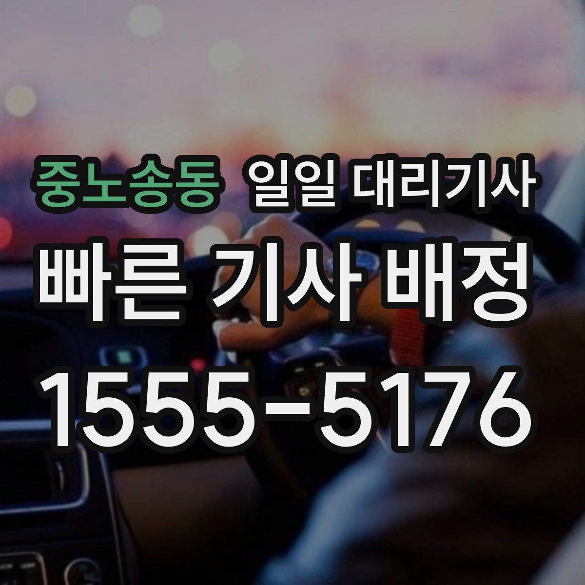중노송동 일일 대리기사
