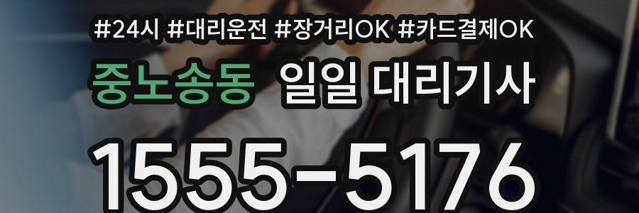 중노송동 일일 대리기사