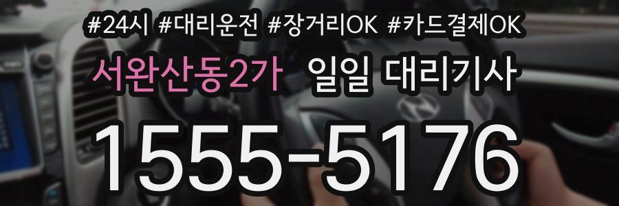 서완산동2가 일일 대리기사