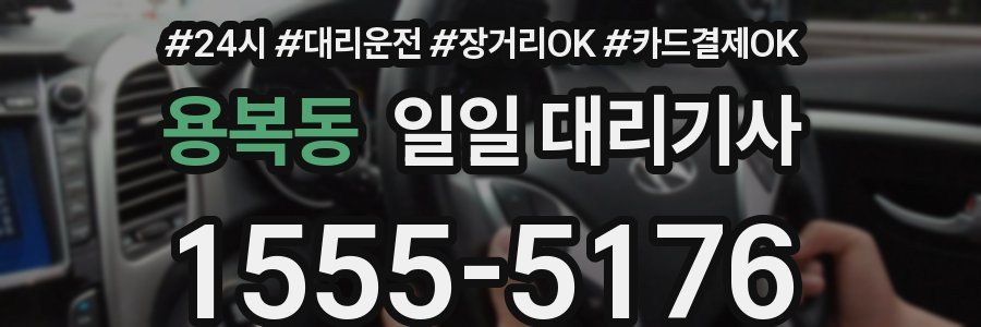 용복동 일일 대리기사