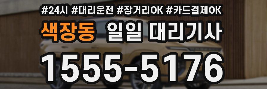 색장동 일일 대리기사
