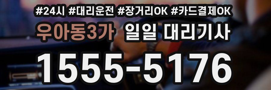 우아동3가 일일 대리기사