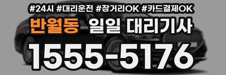 반월동 일일 대리기사