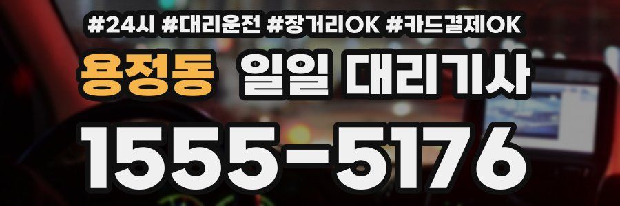 용정동 일일 대리기사