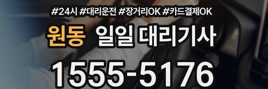 원동 일일 대리기사