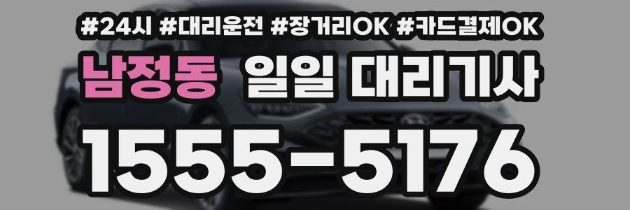 남정동 일일 대리기사
