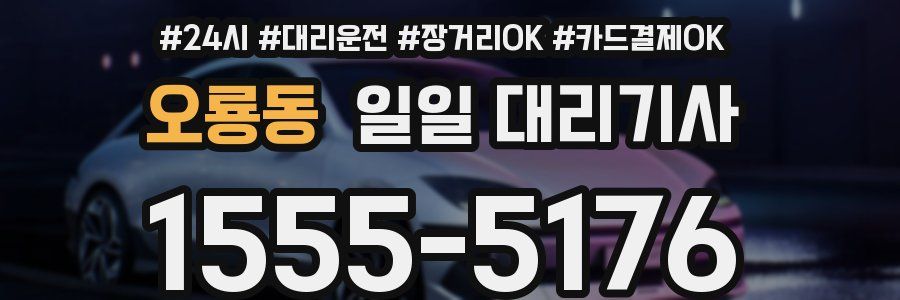 오룡동 일일 대리기사