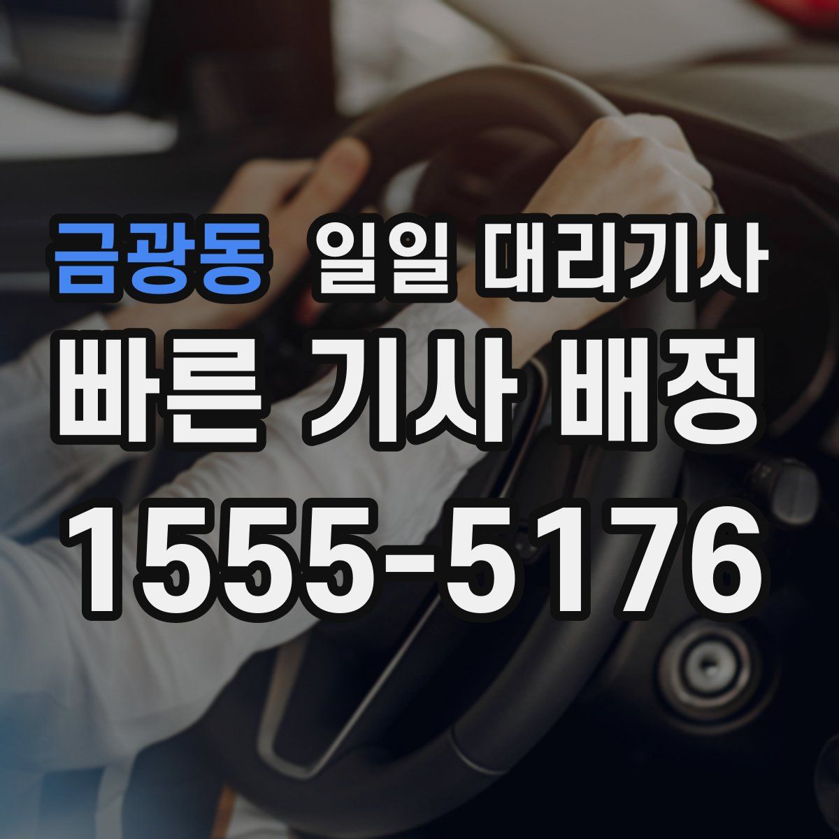 금광동 일일 대리기사